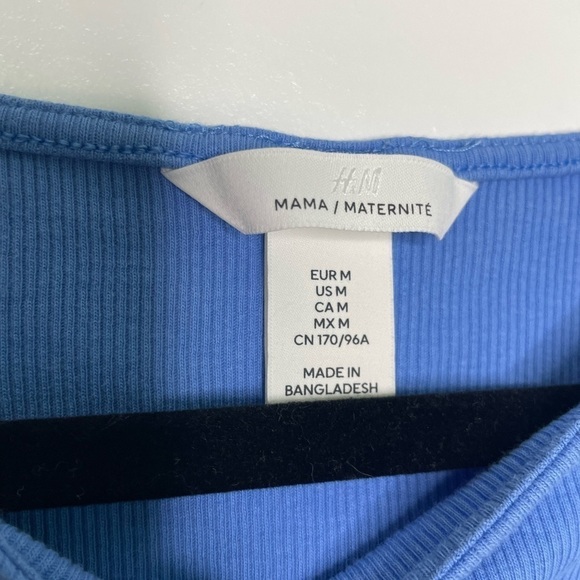 H&M MAMA Ribbed ruched Dress - Picture 4 of 8